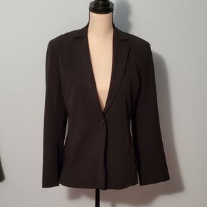 BCBGMAXAZRIA Classic Black One Button Blazer